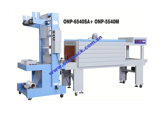 Máy cắt và co màng dạng hở